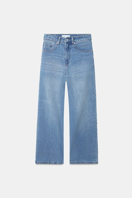 BLR7 Cropped Wide-Leg Jeans