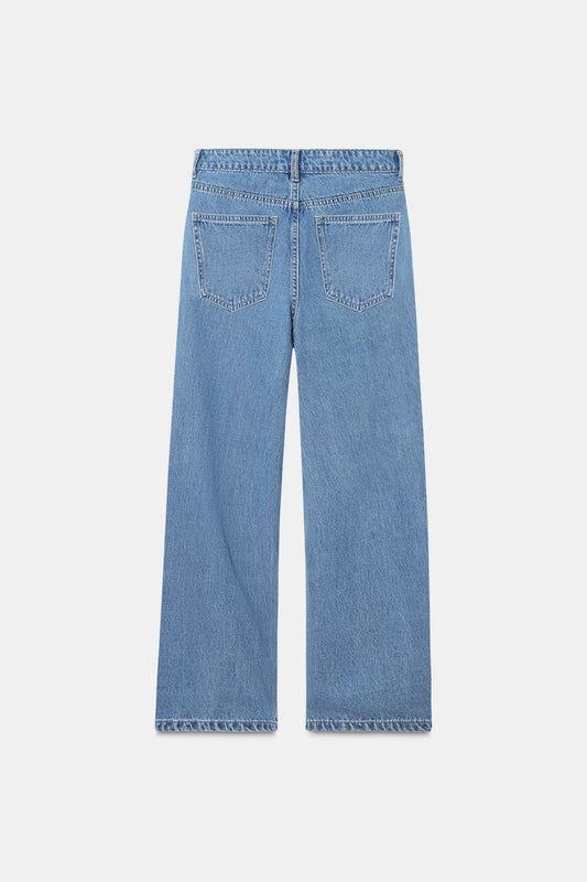 BLR7 Cropped Wide-Leg Jeans
