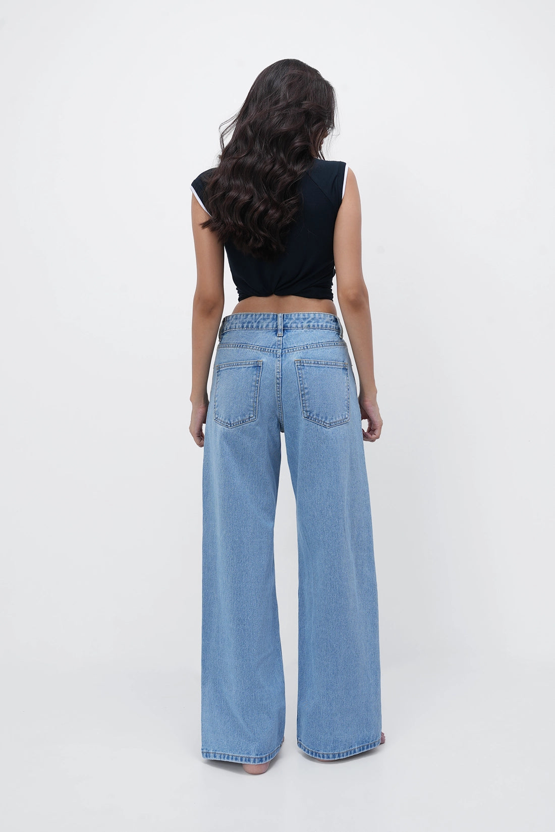 BLR9 High-Rise Straight Jeans