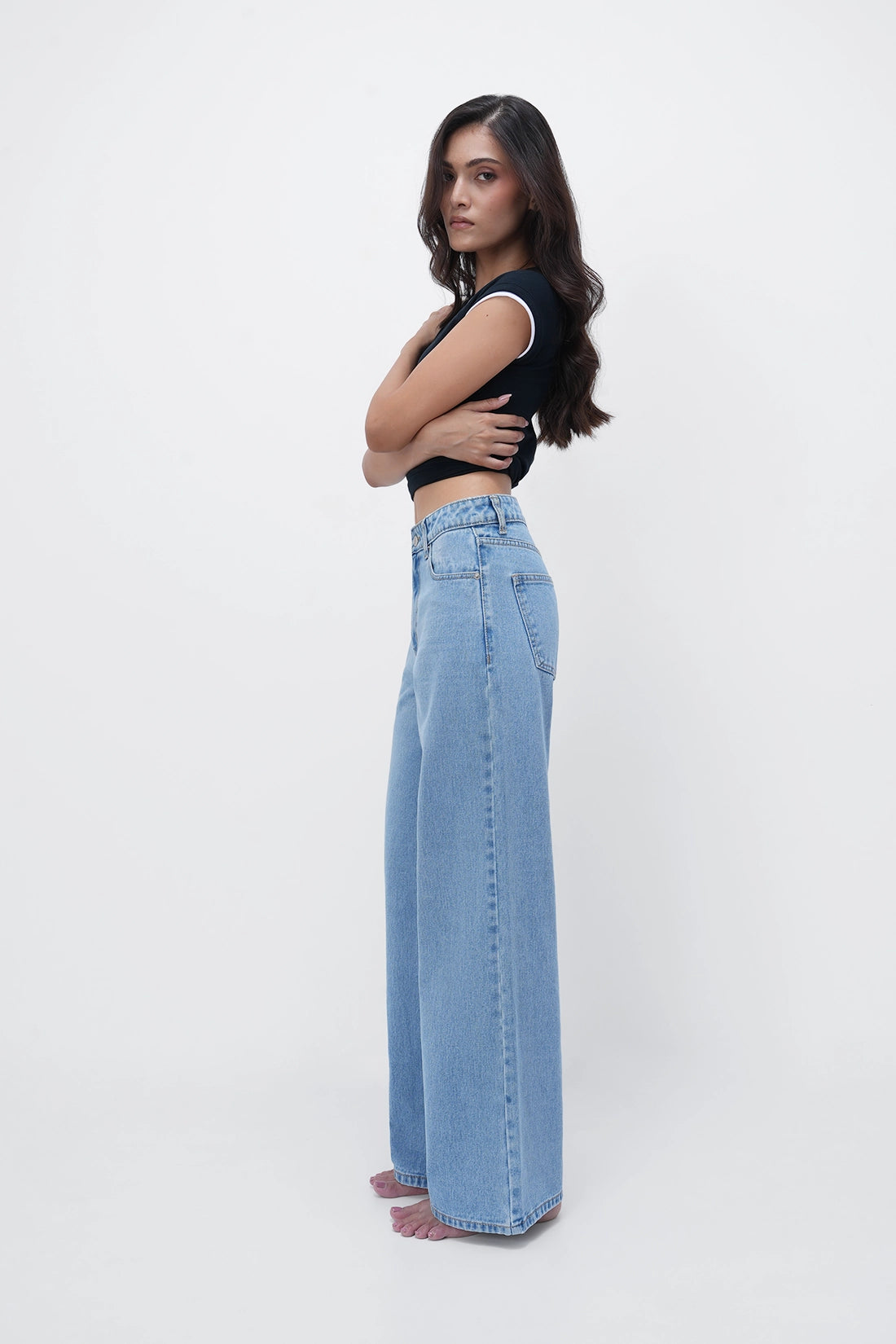 BLR9 High-Rise Straight Jeans