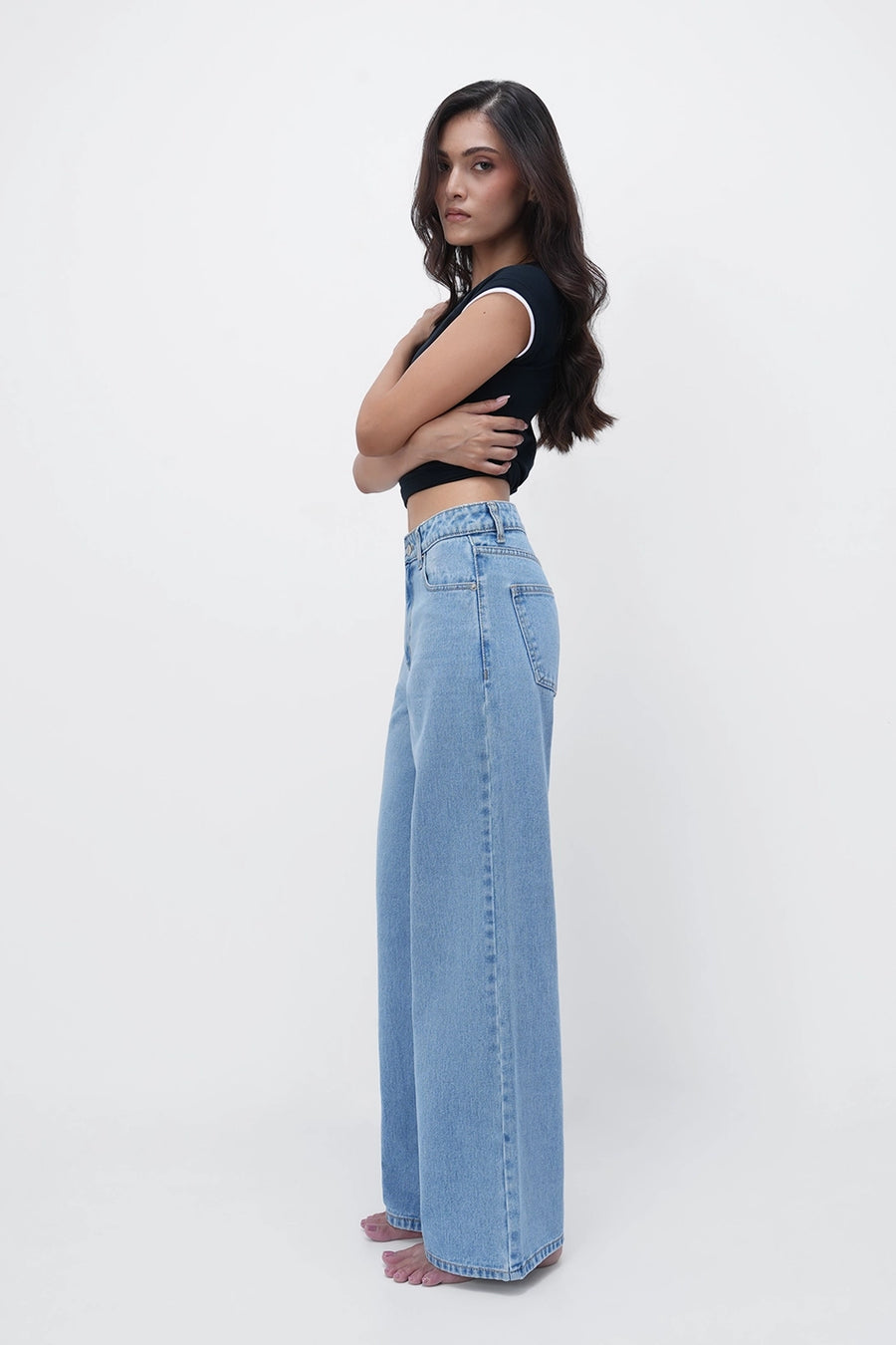 BLR9 High-Rise Straight Jeans