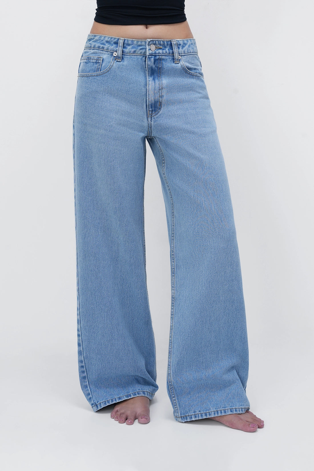 BLR9 High-Rise Straight Jeans