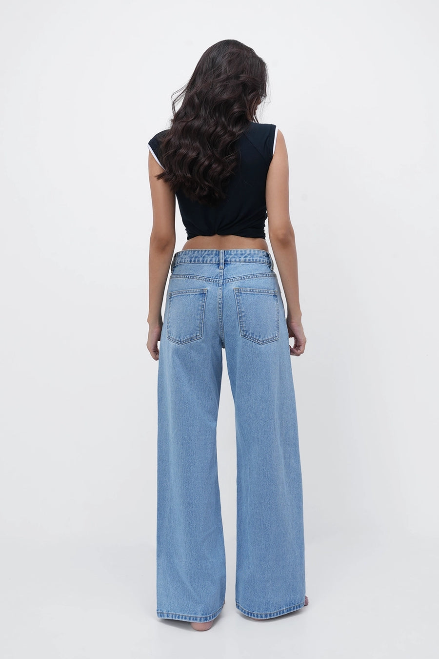 BLR9 High-Rise Straight Jeans