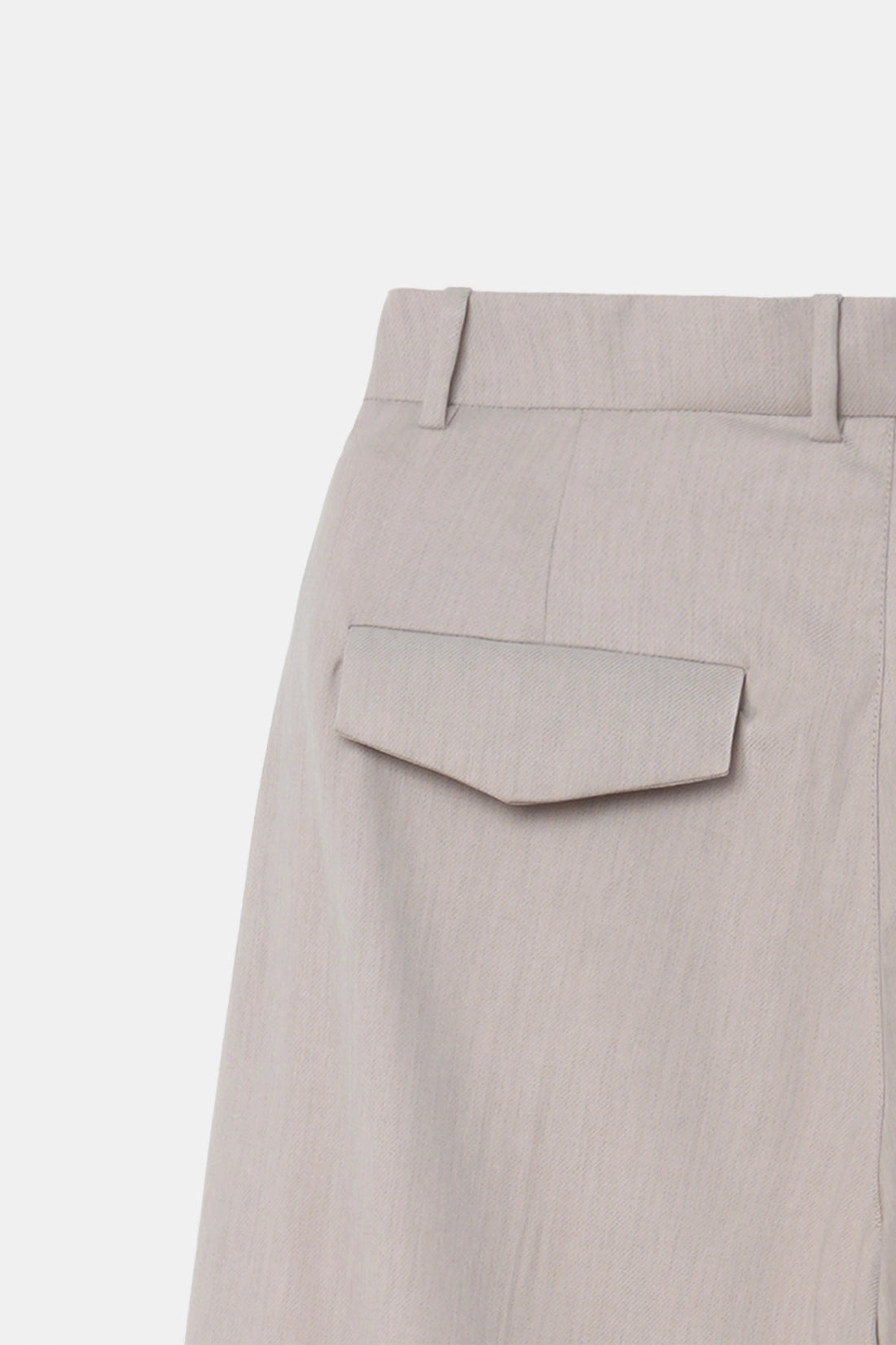Beige Pleated Trouser