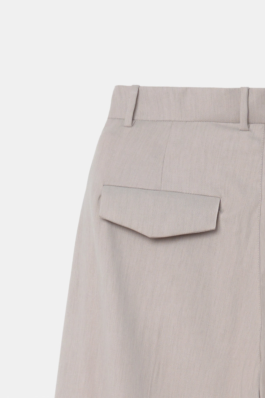 Beige Pleated Trouser