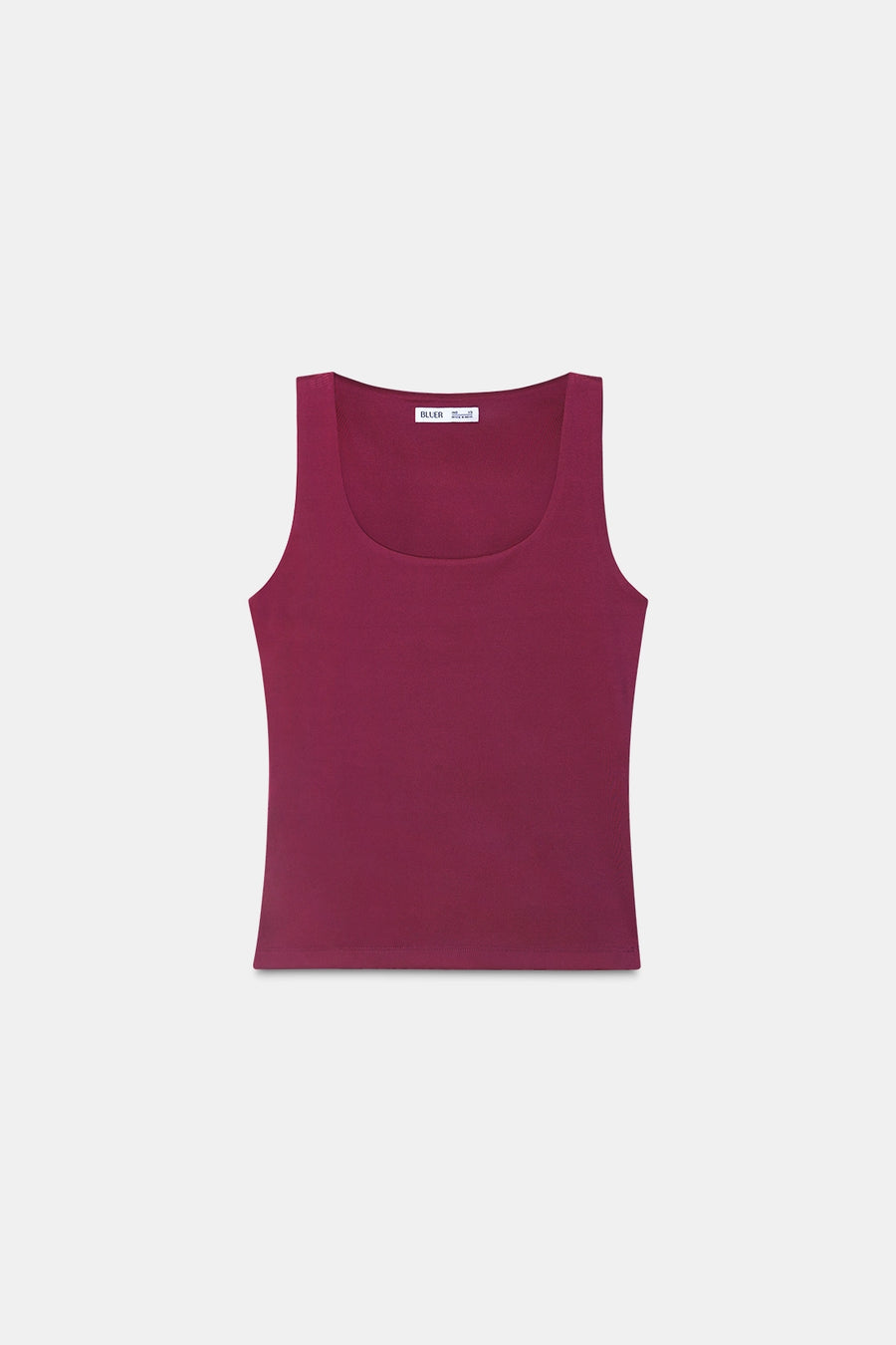 Berry Pink Polyamide Tank Top