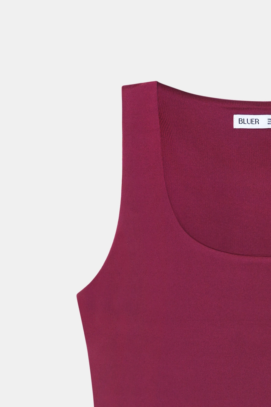 Berry Pink Polyamide Tank Top