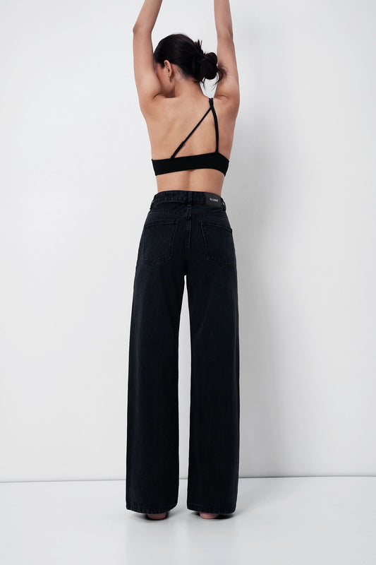 Black Straight Fit Jeans