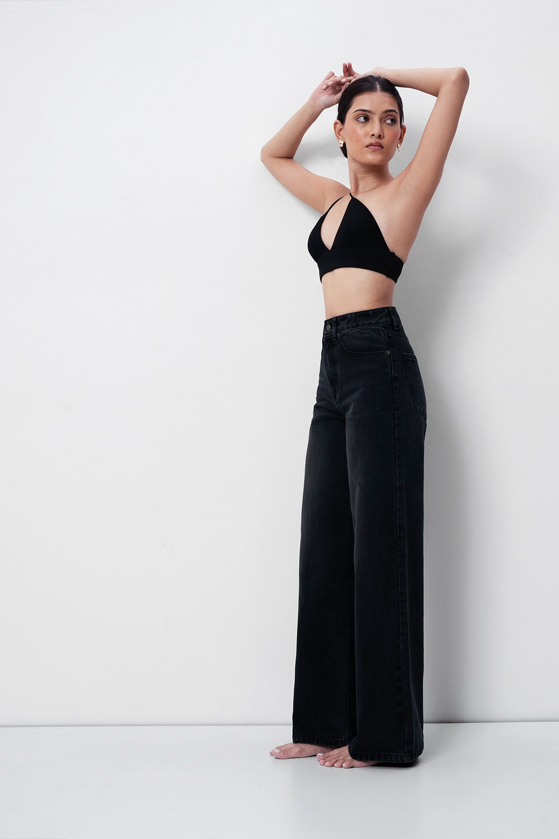 Black Straight Fit Jeans