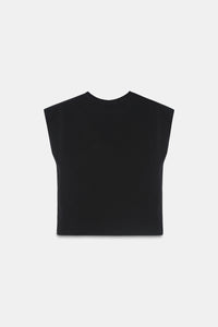 Black Basic V-Neck T-Shirt