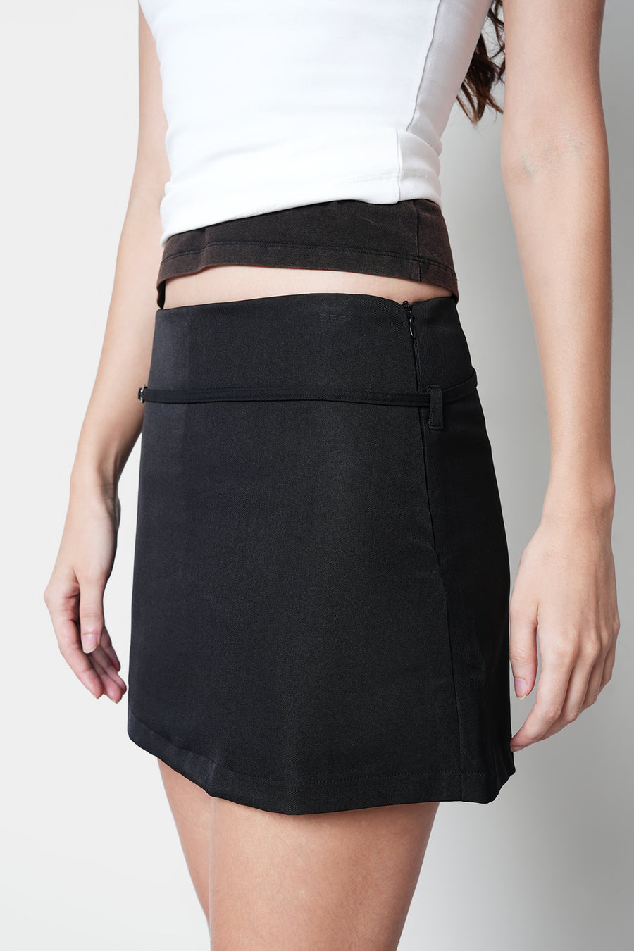 Black Belted Skort