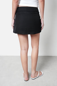 Black Belted Skort