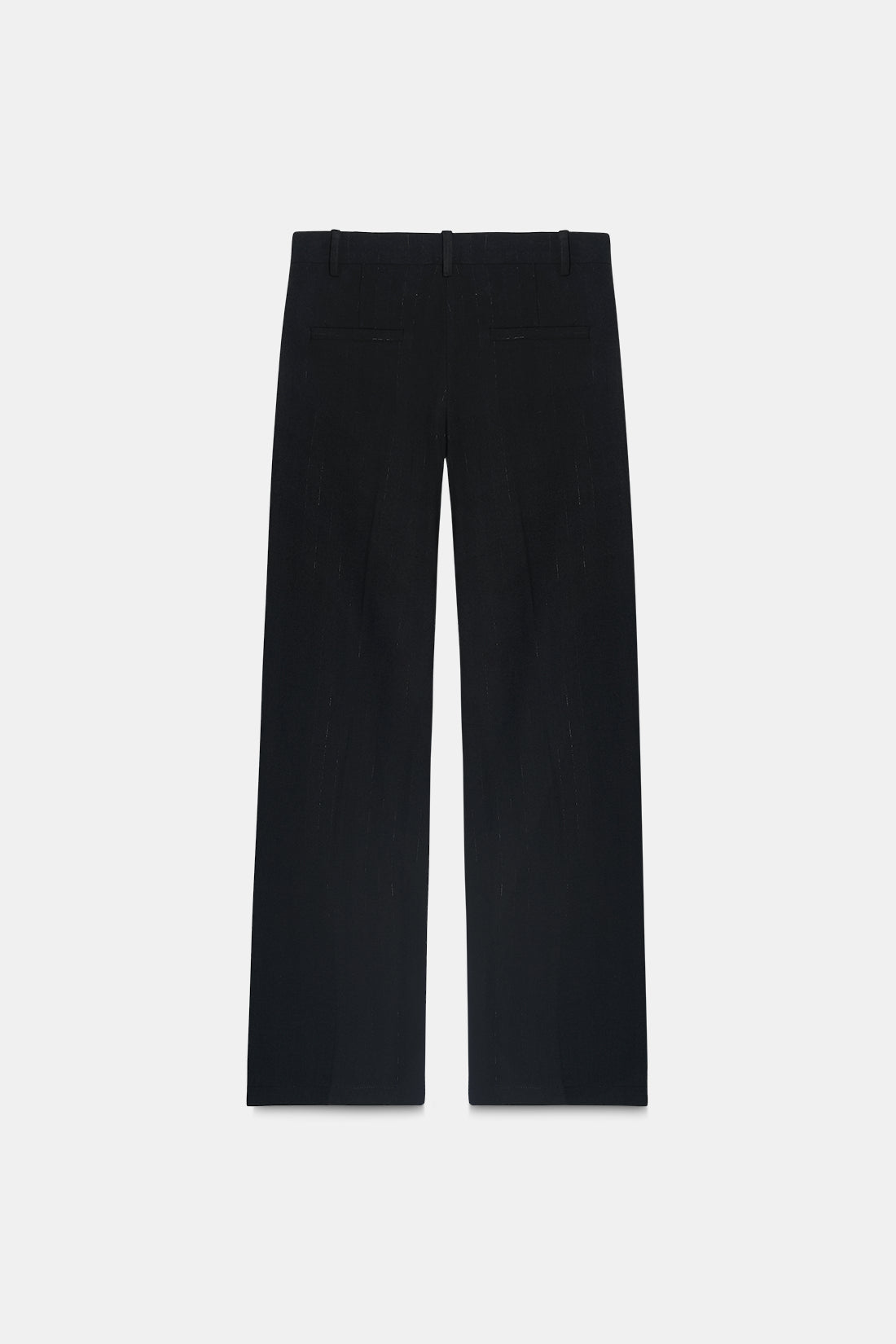 Black High-Rise Tailored Trouser