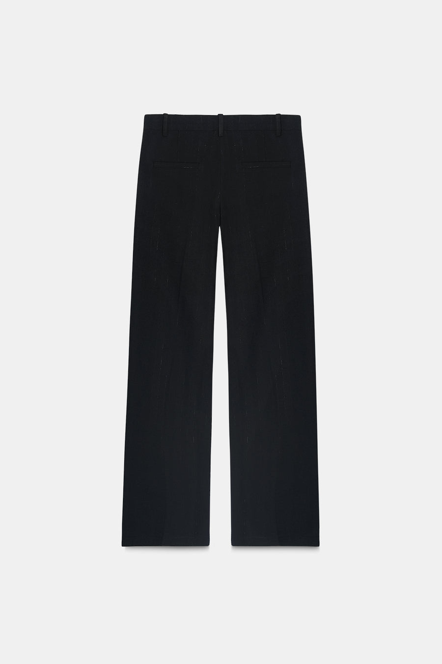 Black High-Rise Tailored Trouser