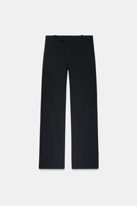 Black High-Rise Tailored Trouser