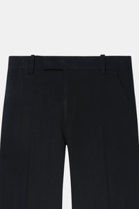 Black High-Rise Tailored Trouser