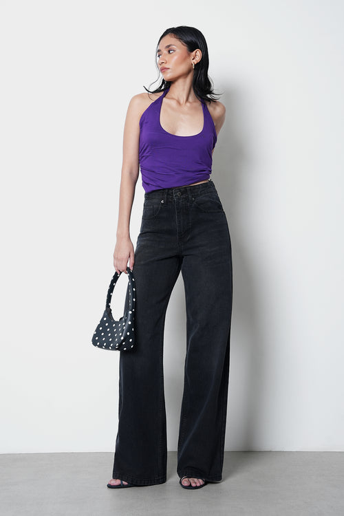 Black Straight Fit Jeans
