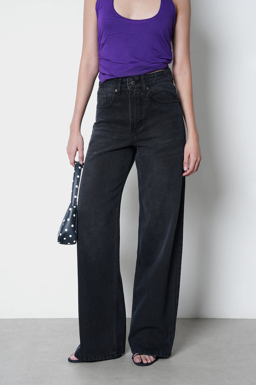 Black Straight Fit Jeans