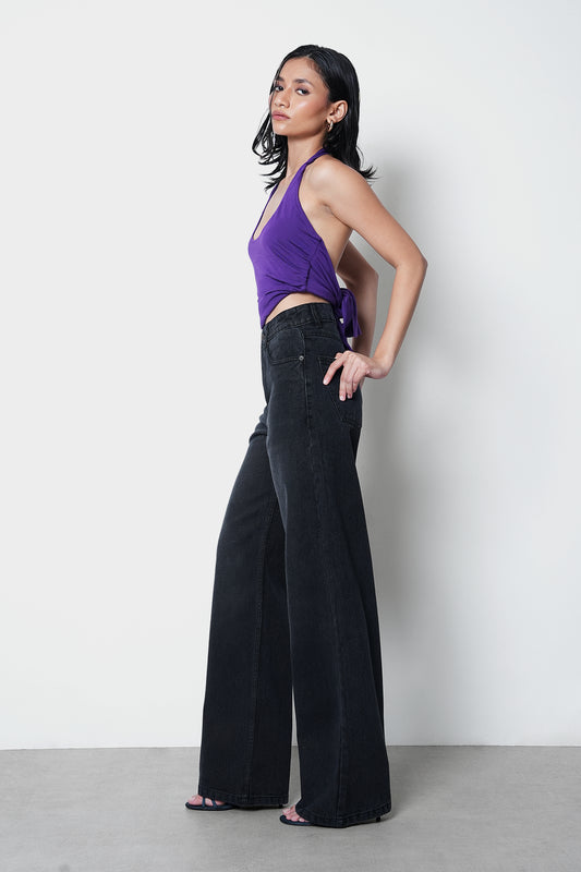 Black Straight Fit Jeans