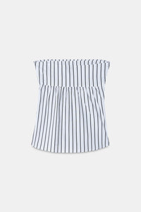 Black Striped Tube Shirt