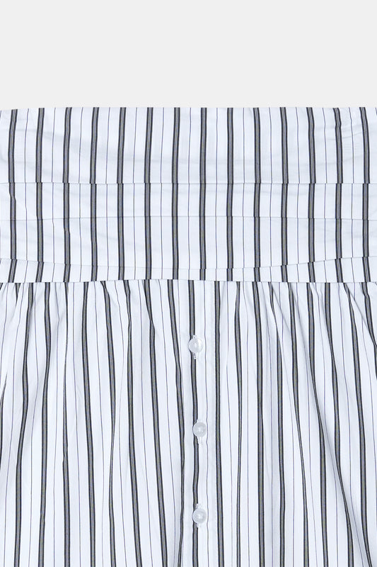 Black Striped Tube Shirt