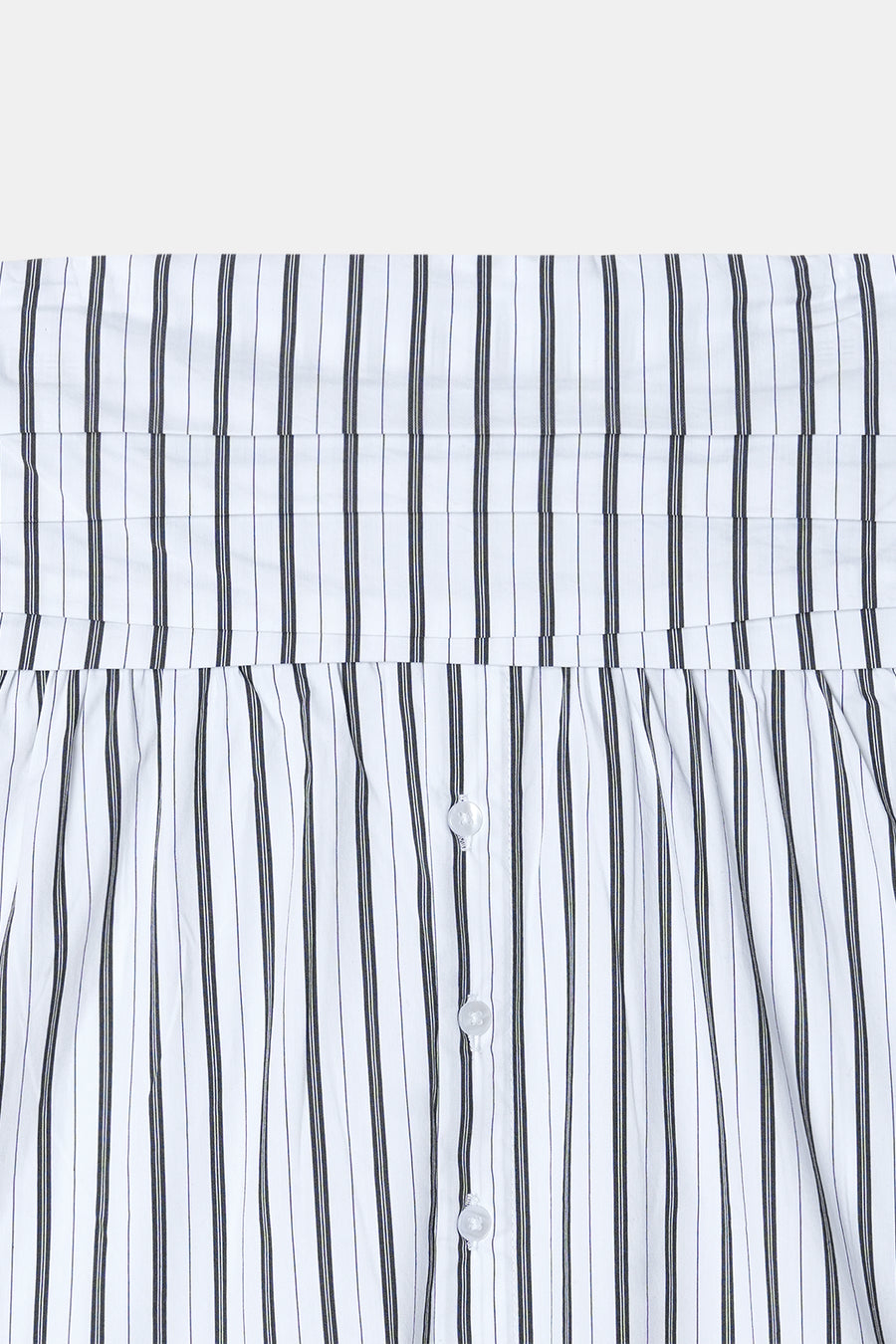 Black Striped Tube Shirt