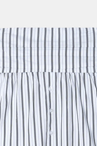 Black Striped Tube Shirt