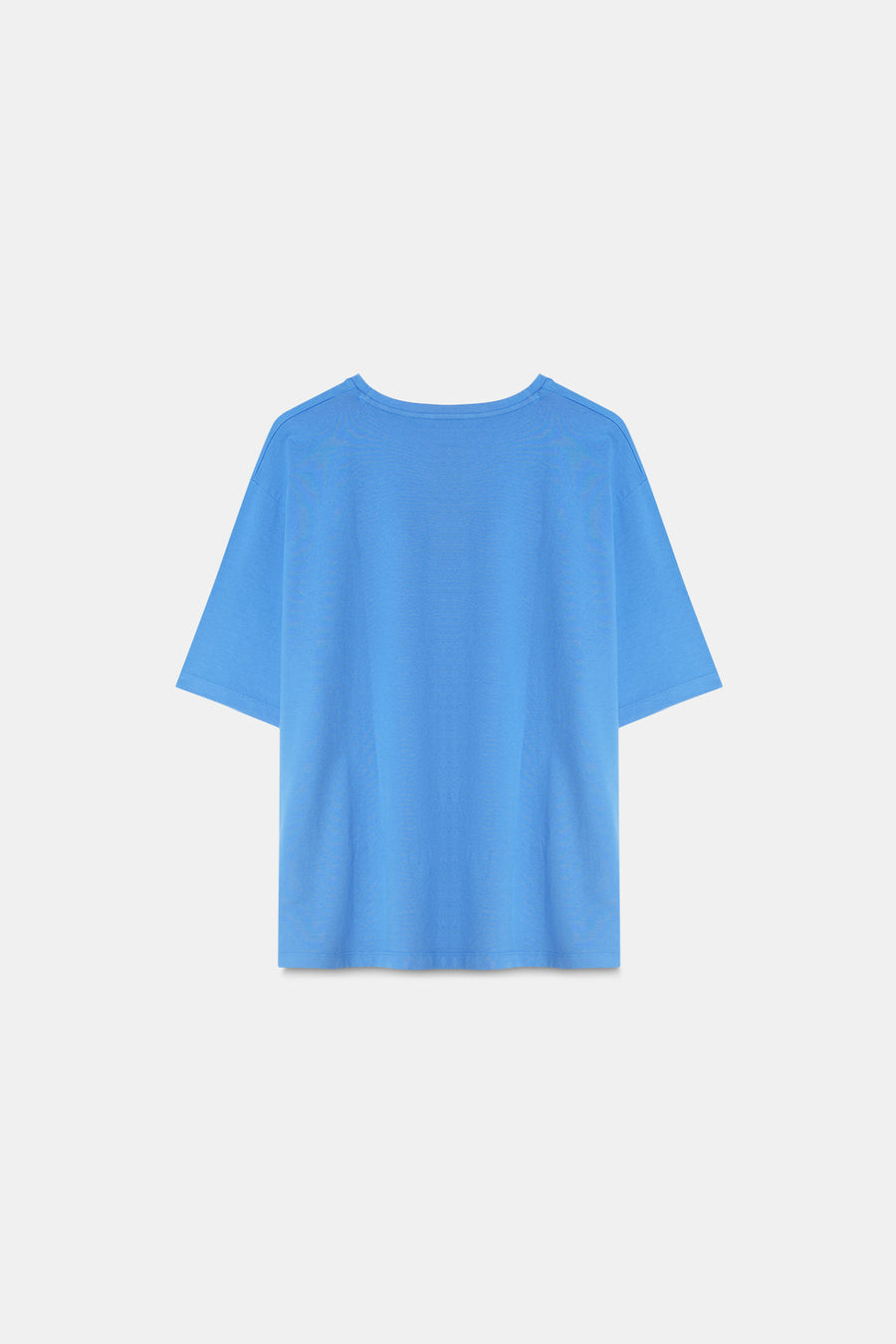 Blue Graphic Oversized T-Shirt