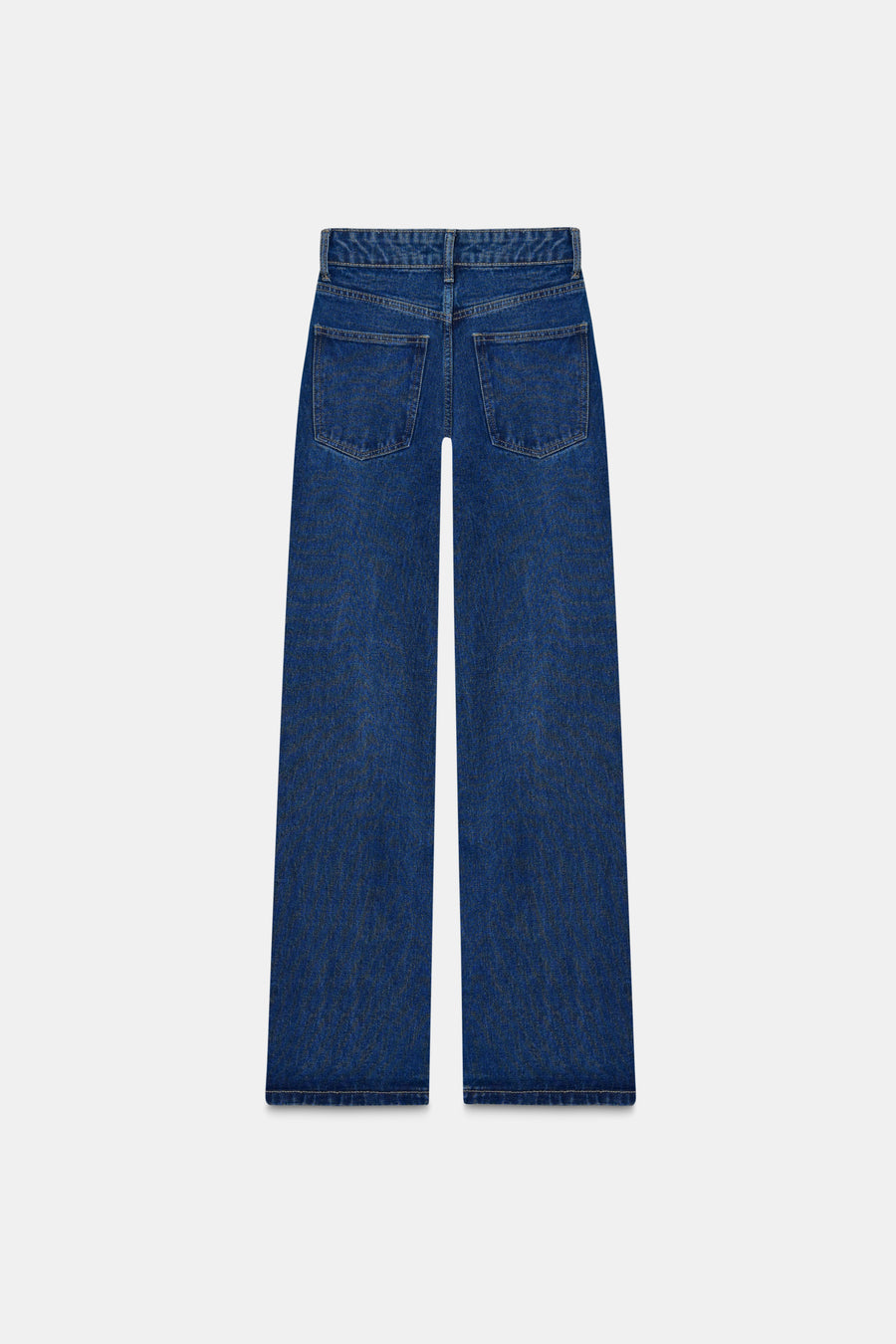 Bow Studded Straight-Leg Jeans