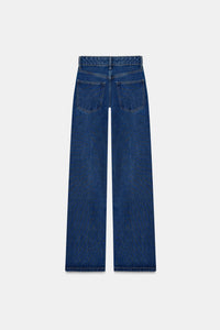 Bow Studded Straight-Leg Jeans