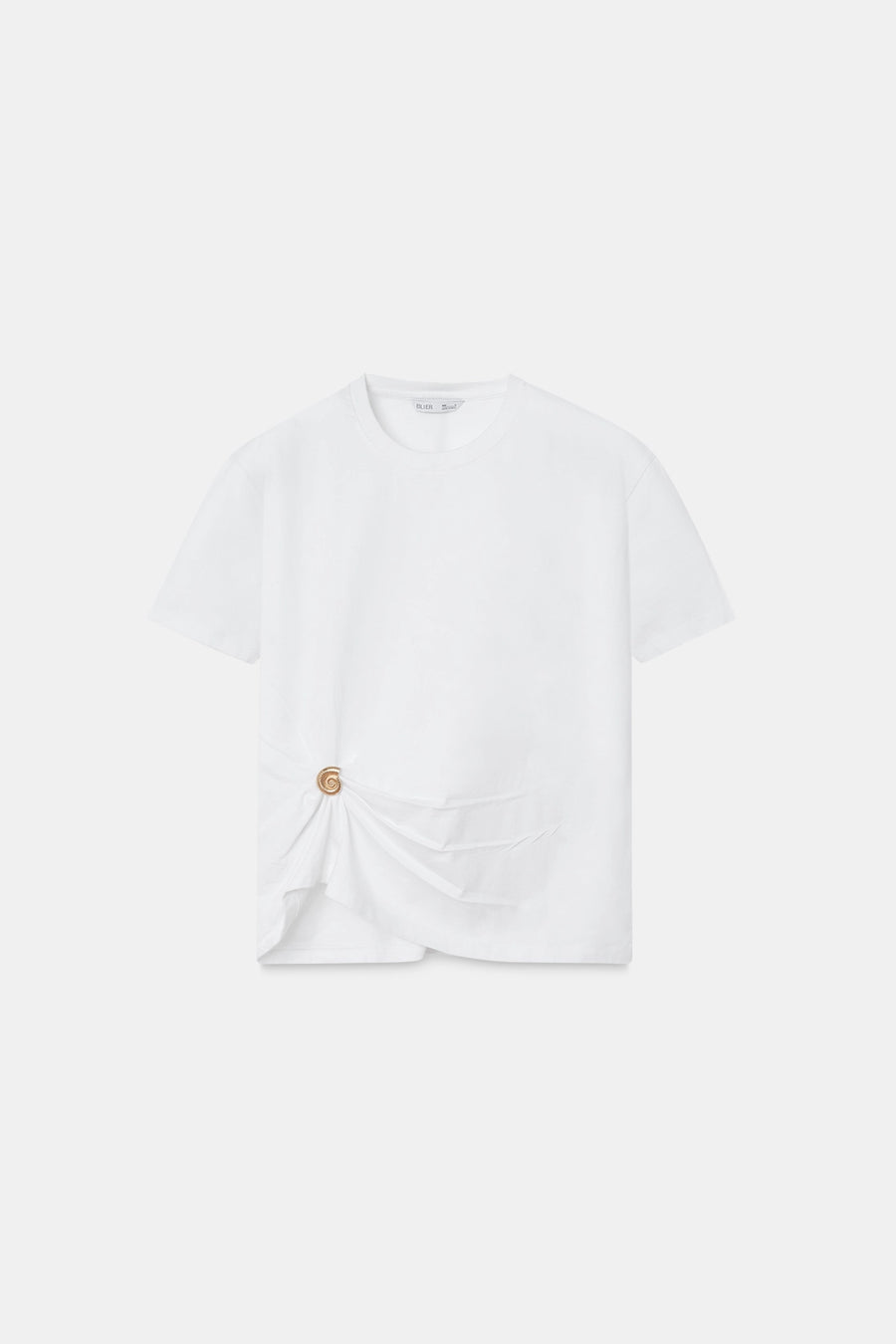 Brooch Cinched T-Shirt