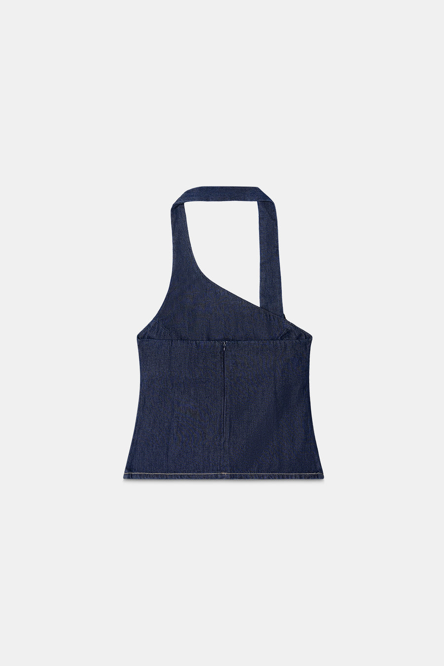 Buckled Denim Top