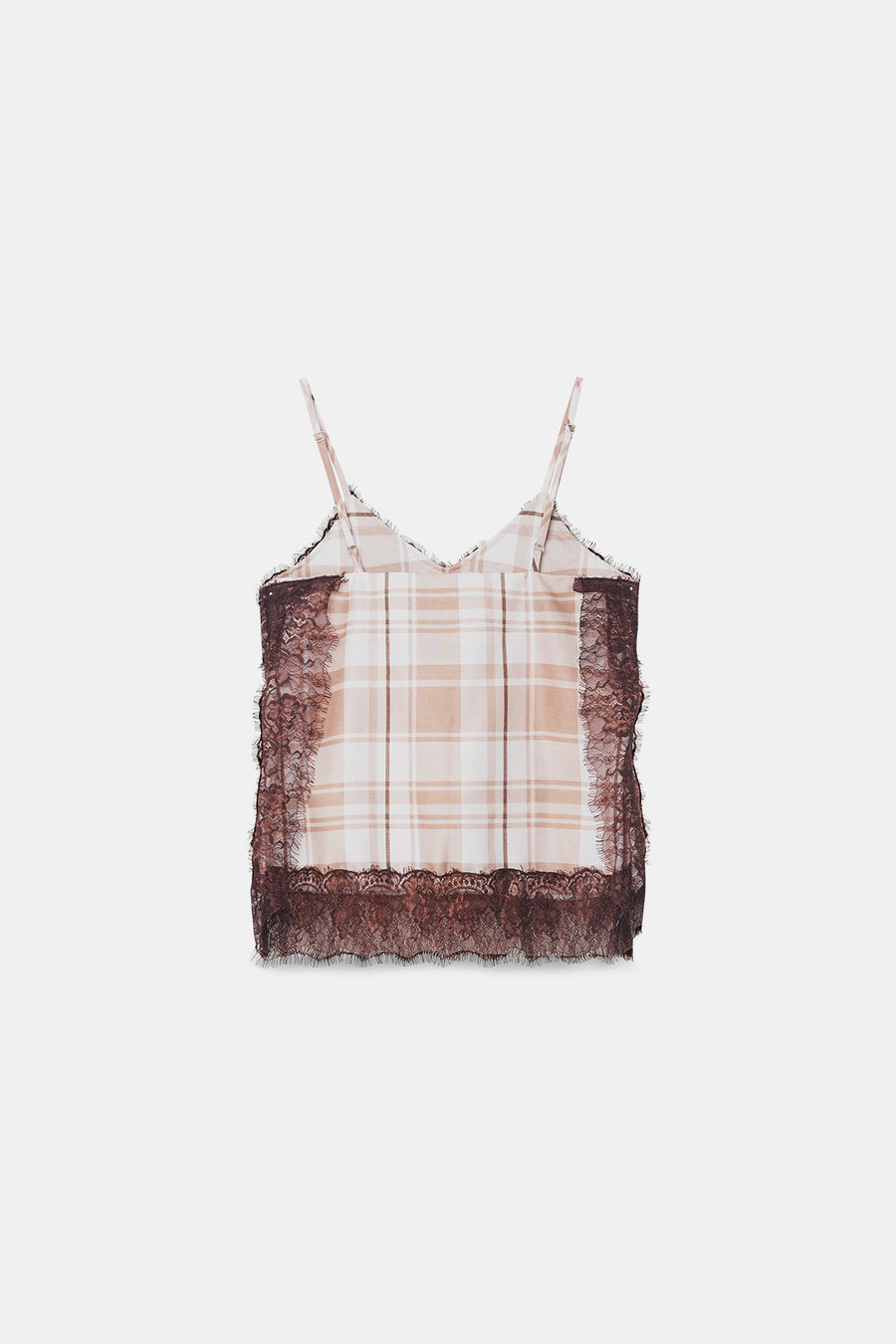 Checkered Camisole Top