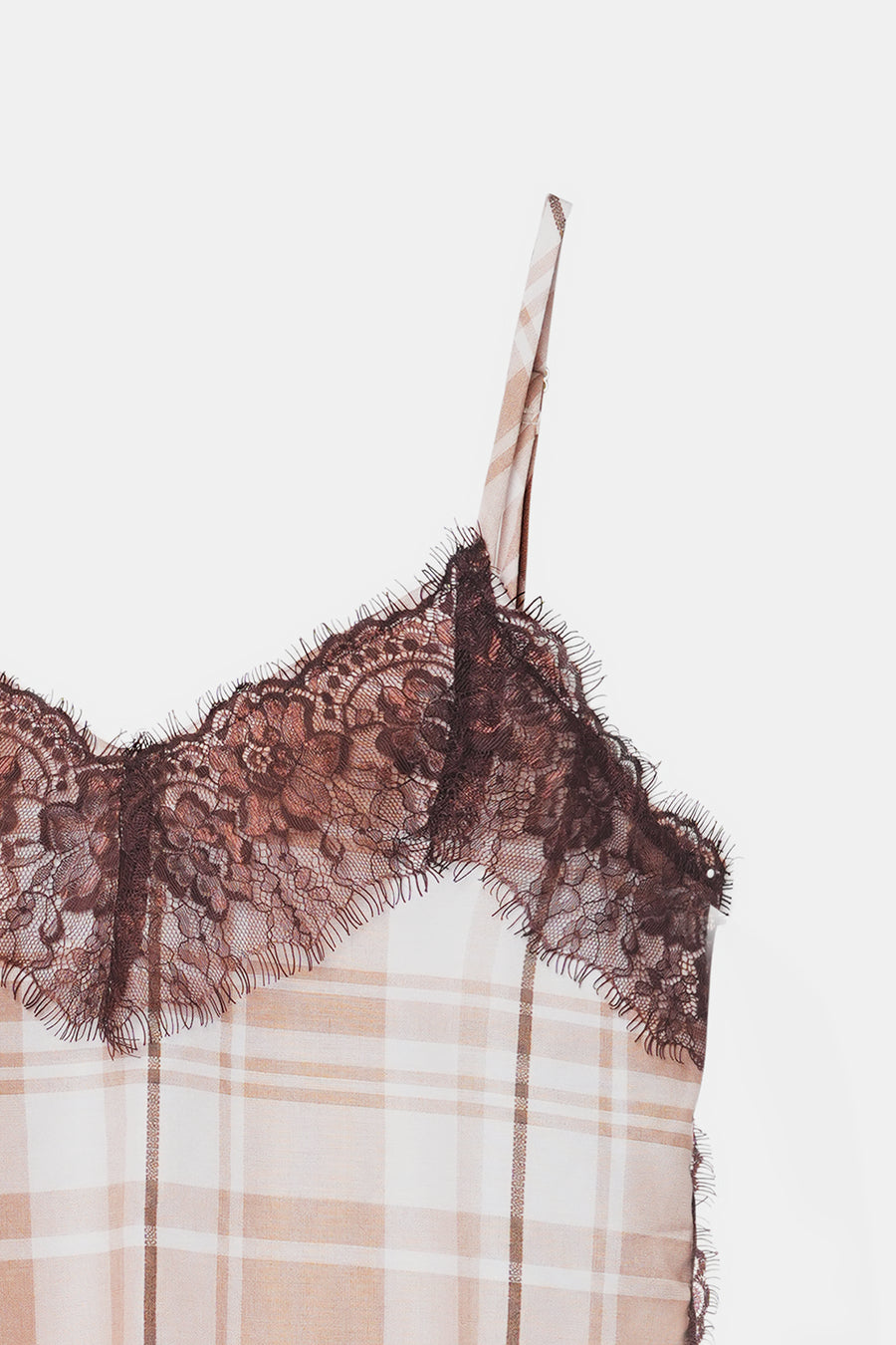 Checkered Camisole Top