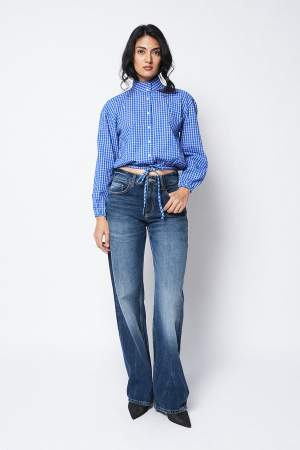 Checkered Bomber Shirt