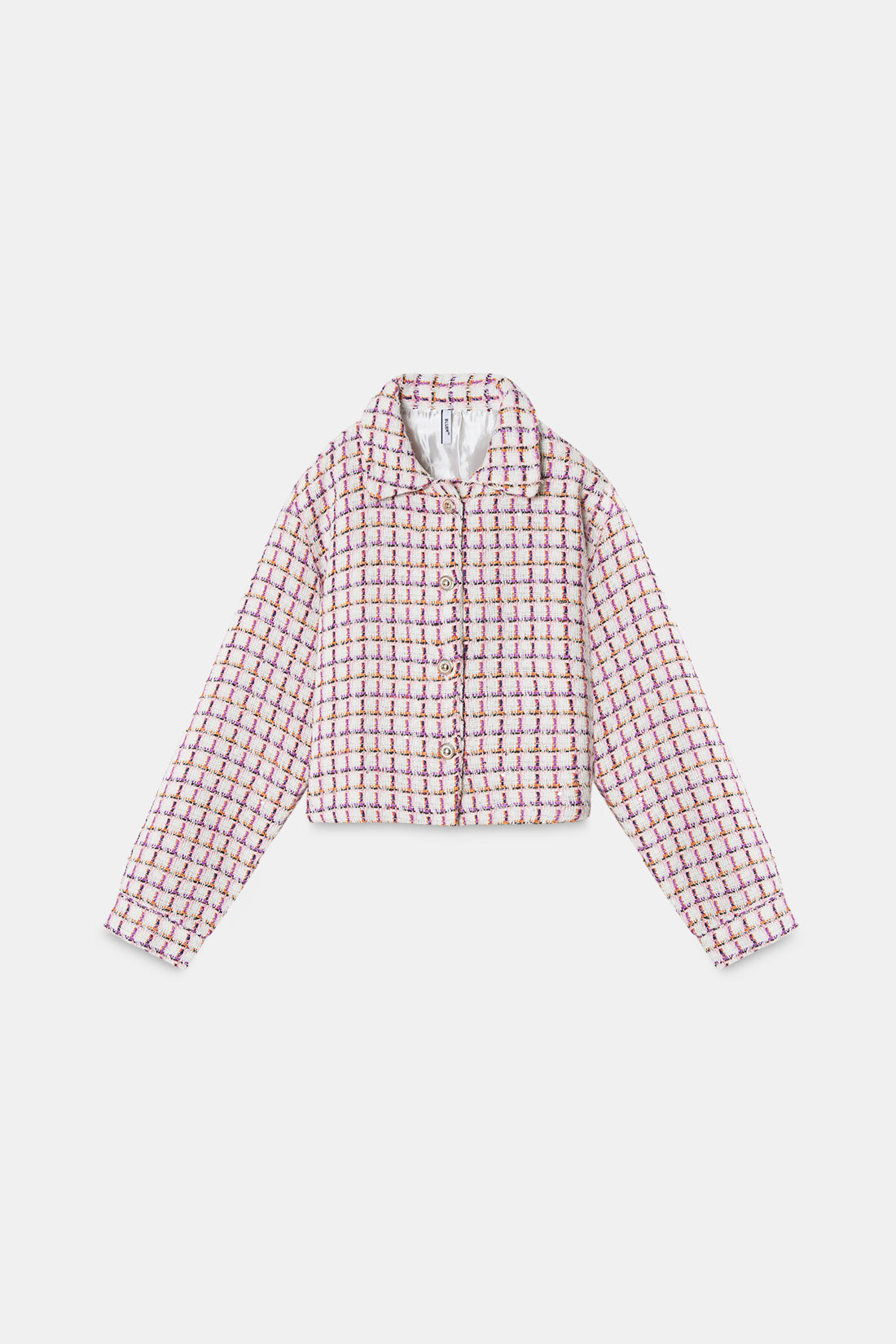 Checkered Tweed Jacket
