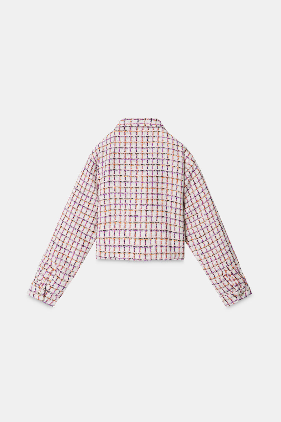 Checkered Tweed Jacket