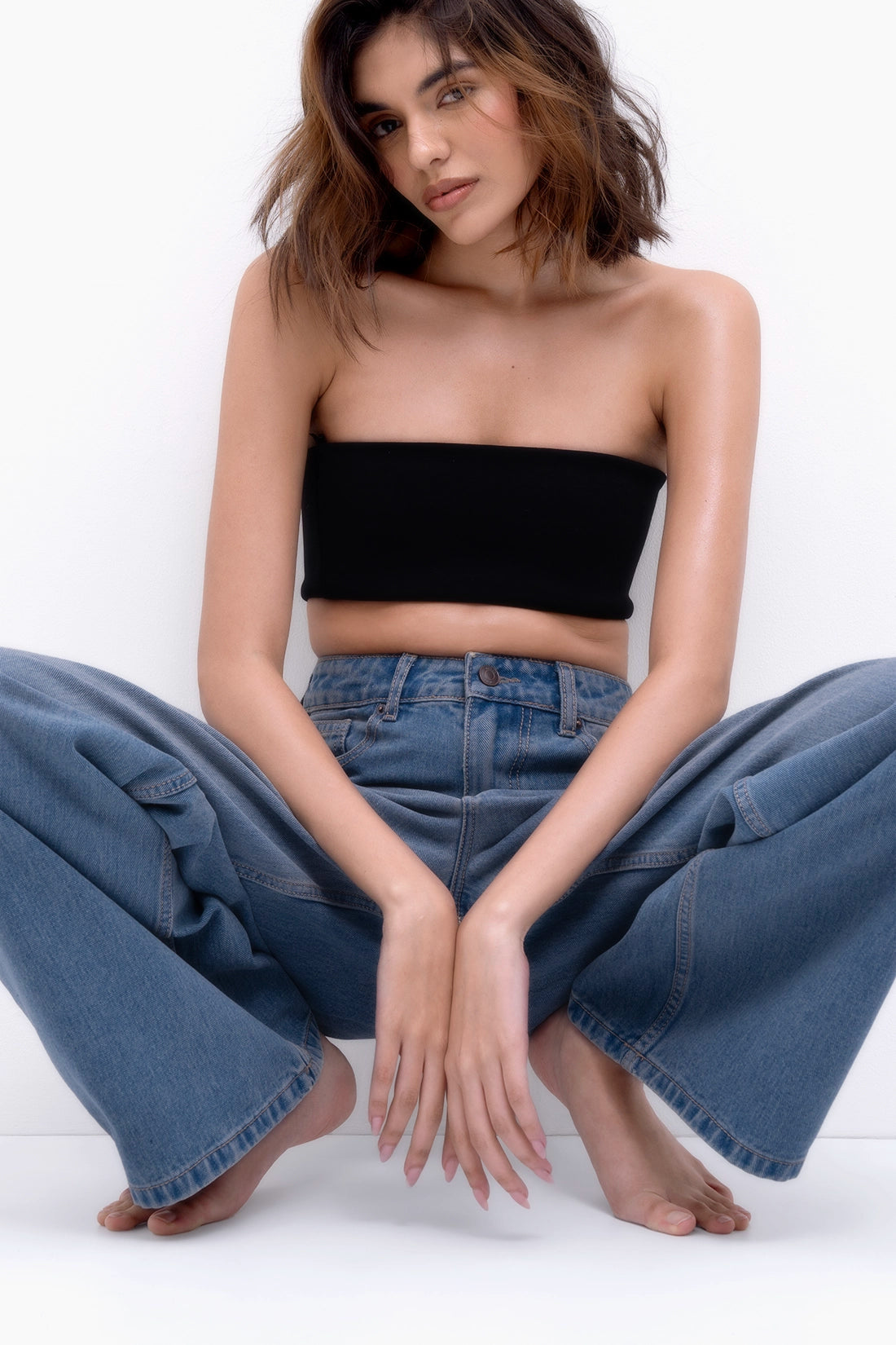 Cloud Tint Baggy Jeans