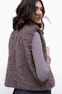 Cocoa Faux Fur Vest