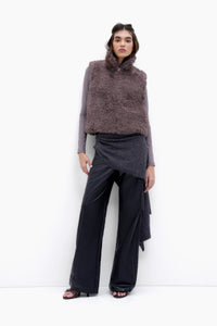 Cocoa Faux Fur Vest