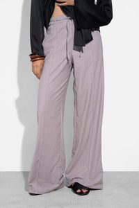 Coffee Trouser With Drawstring