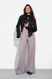 Coffee Trouser With Drawstring