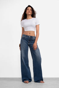 White Cropped Fitted T-Shirt