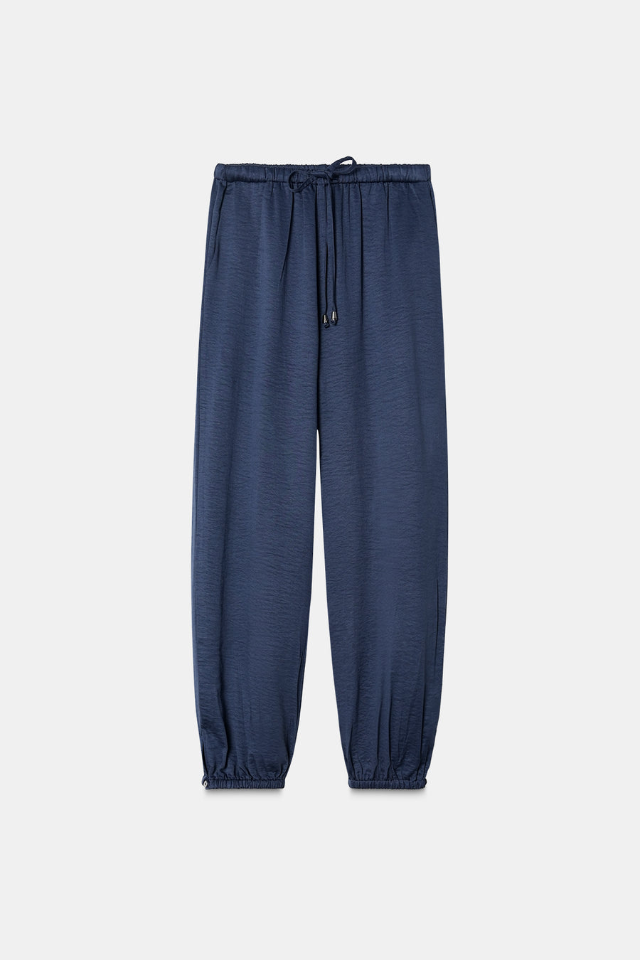 Crushed Satin Sarouel Trousers