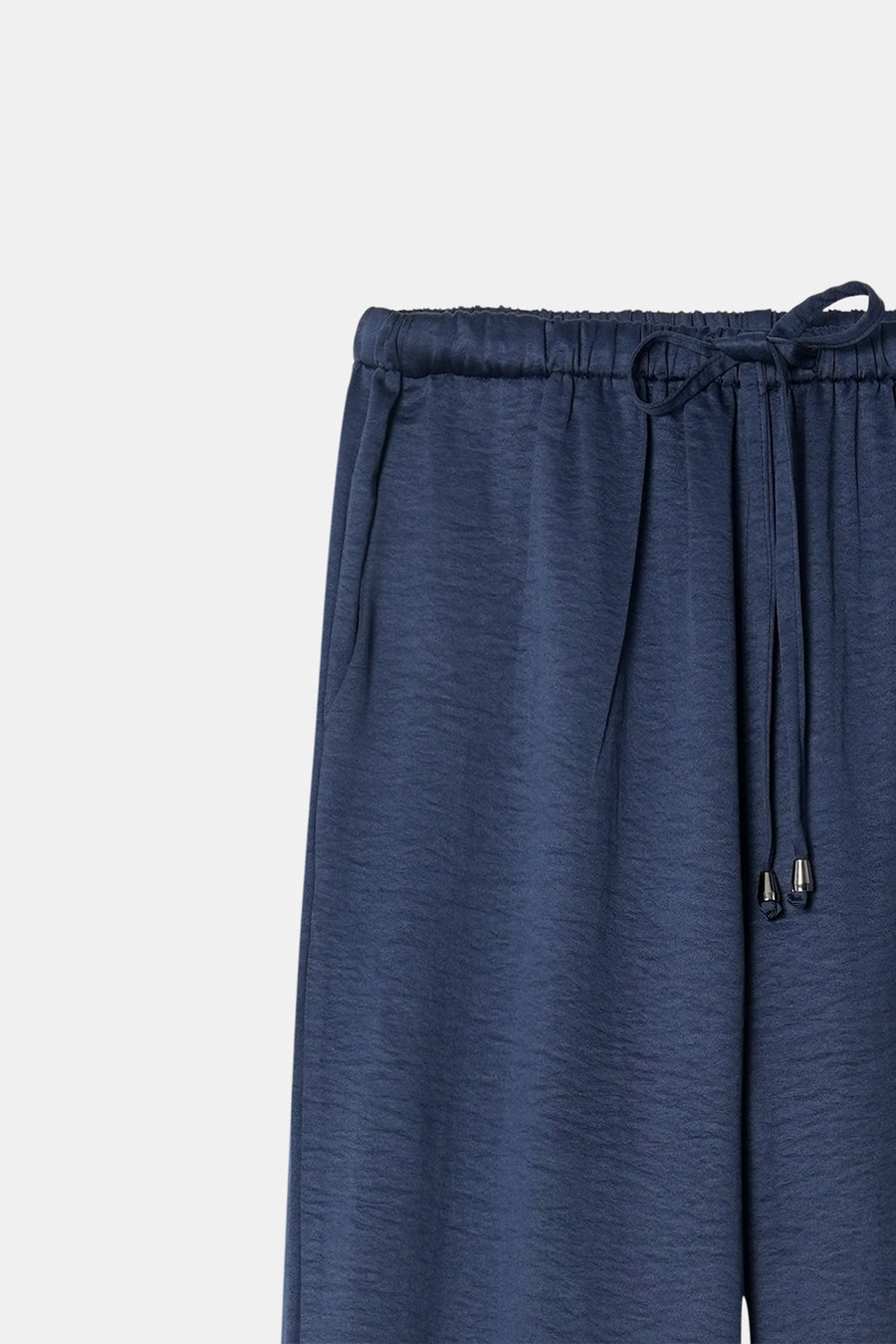 Crushed Satin Sarouel Trousers