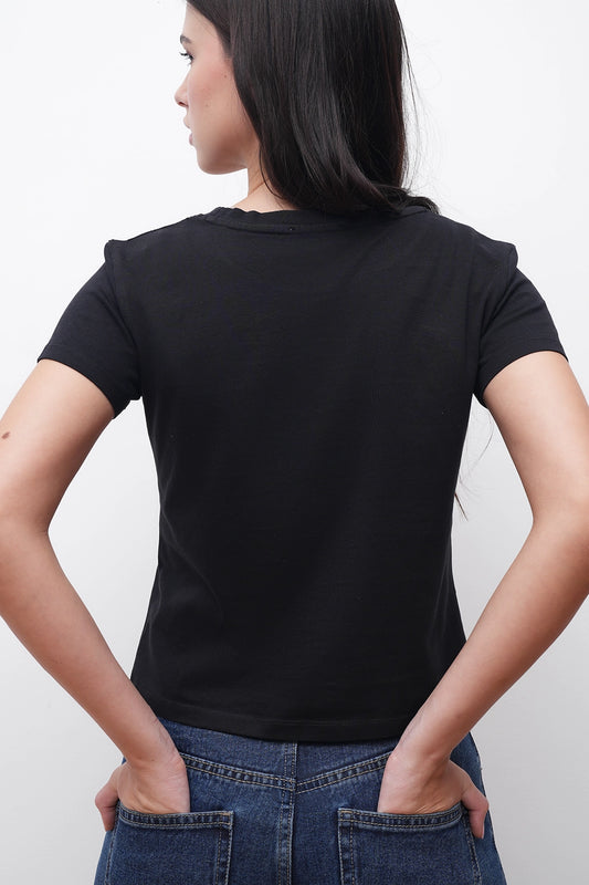 Black Just Be Graphic T-Shirt