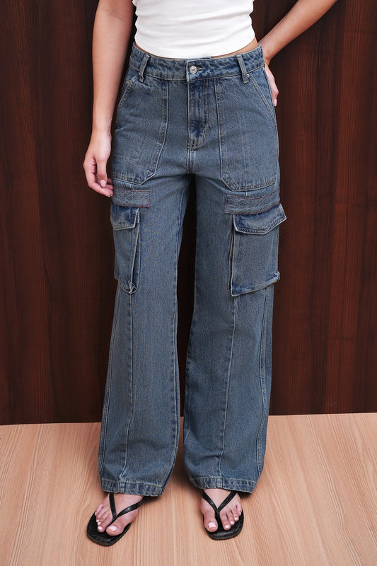 Dirty Wash Ⅵ - Cargo Jeans