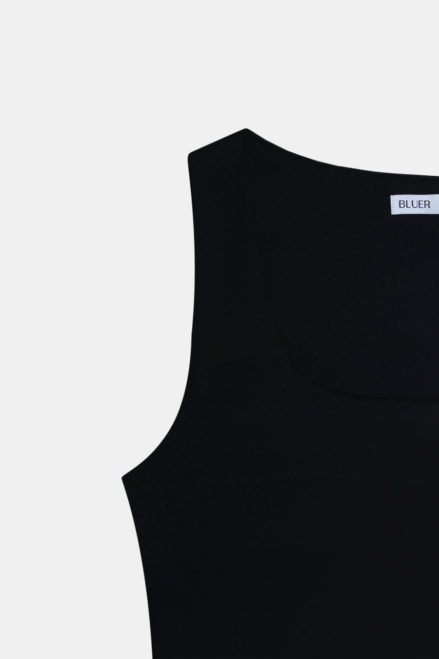 Black Polyamide Tank Top
