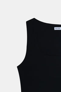 Black Polyamide Tank Top