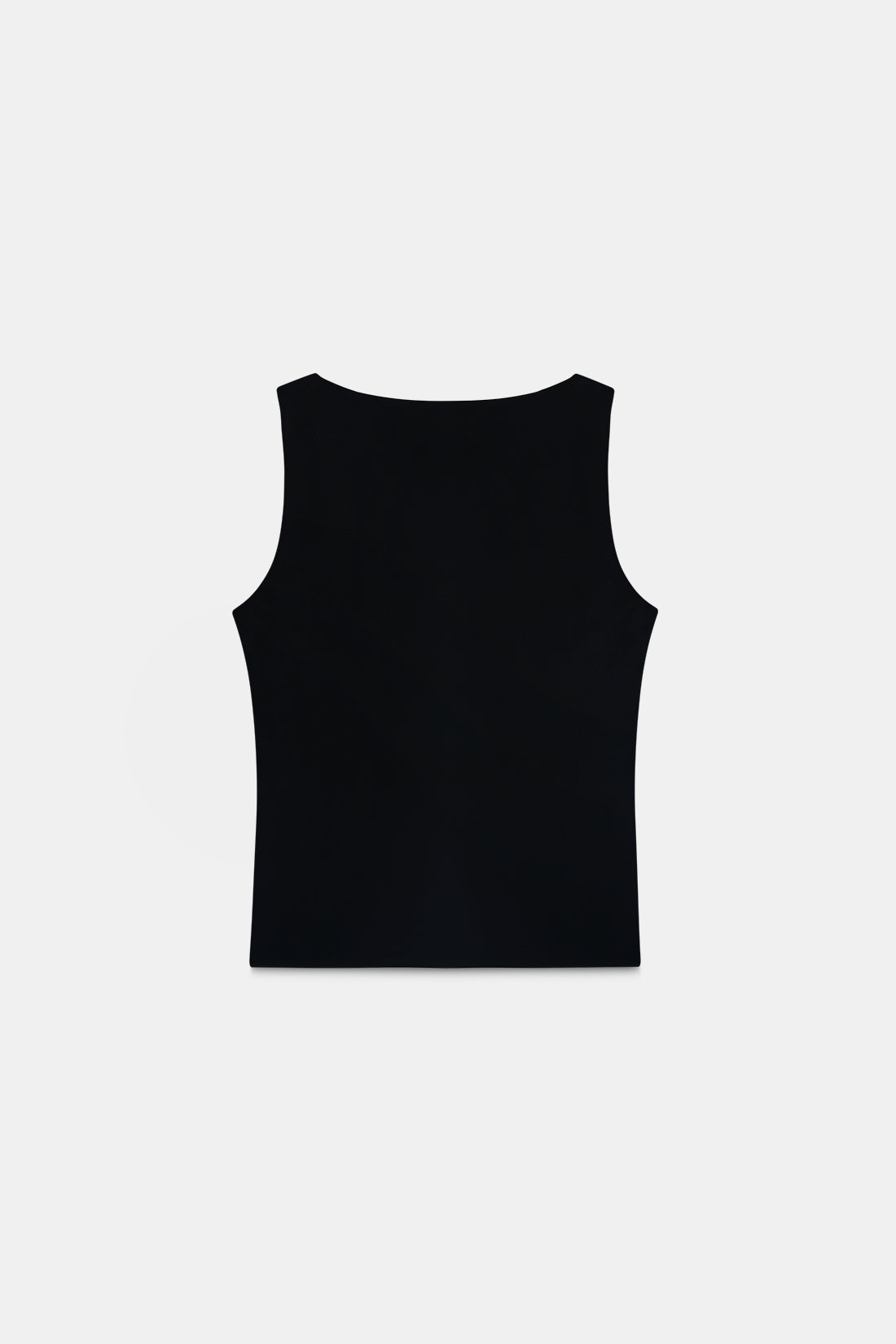 Black Polyamide Tank Top